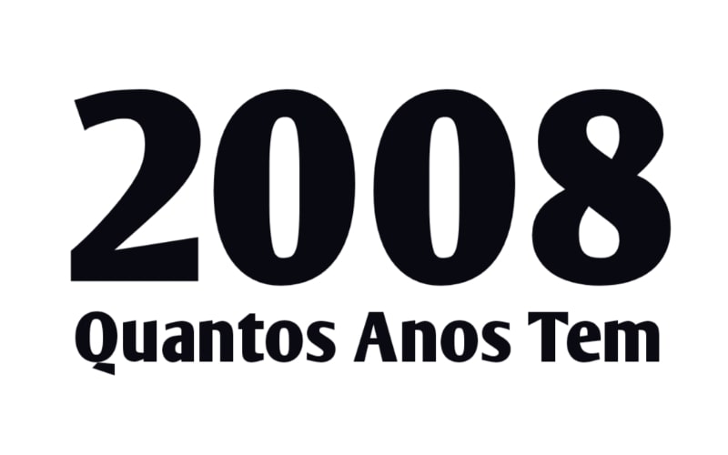 2008 quantos anos tem